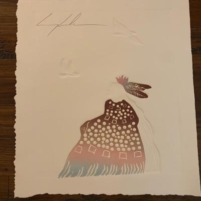 Embossed  Print by King Kuka