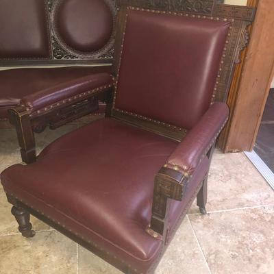 5 piece Victorian settee