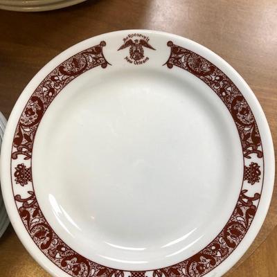 The Roosevelt hotel New Orleans dinner and salad plates