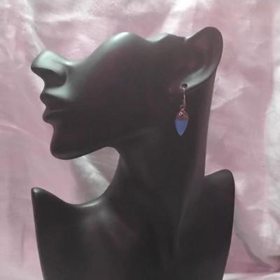 Unique Vintage Turquoise 925 Earrings