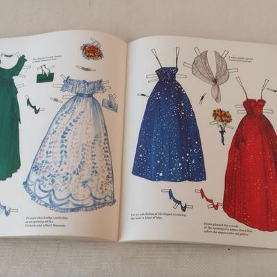 Original 1980's Princess Diana Paper Doll Book of Fashion Unused and Commerative Wedding Tin