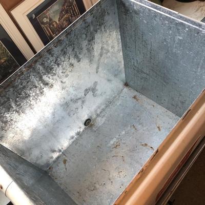 Antique 7up Ice Chest refrigerator