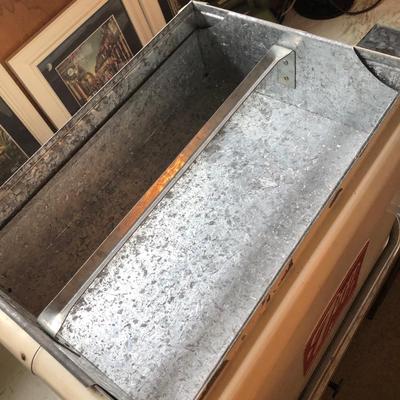 Antique 7up Ice Chest refrigerator