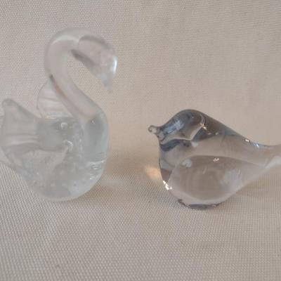 Collection of Crystal Figural Animals