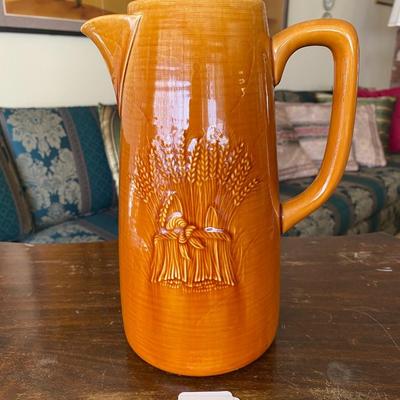 Franciscan Ceramic Harvest Wheat Hall Pitcher