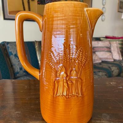 Franciscan Ceramic Harvest Wheat Hall Pitcher