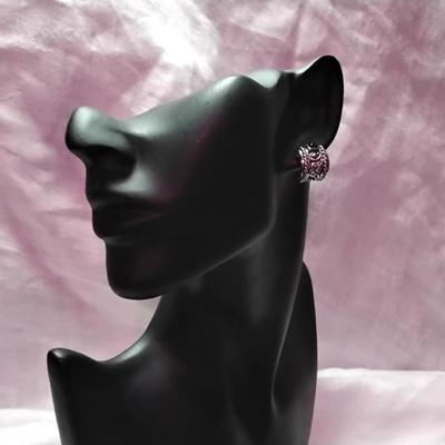 Elegant Onyx 925 Earrings