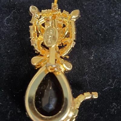 Alice Caviness Signed Cat Brooch