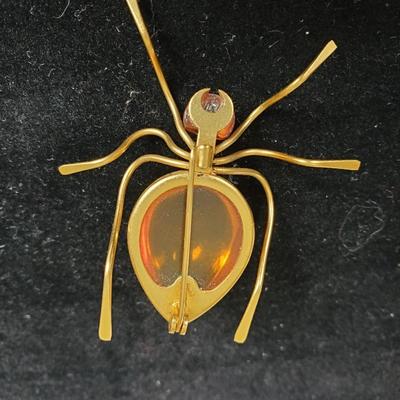 Russian Amber Pin