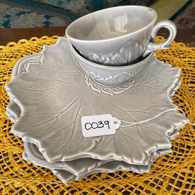 Steubenville Woodfield Ceramic Cups and Saucers 