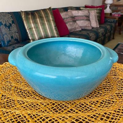 Vintage Hoenig Blue Ceramic Bowl
