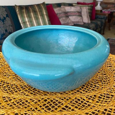 Vintage Hoenig Blue Ceramic Bowl