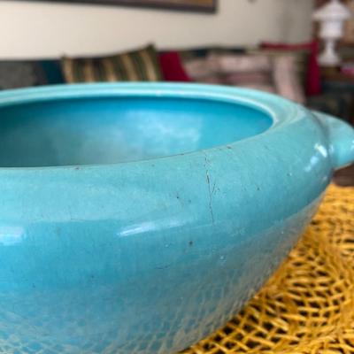 Vintage Hoenig Blue Ceramic Bowl