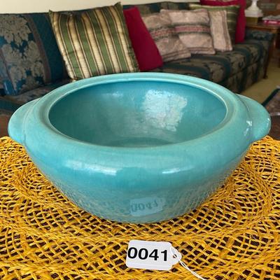 Vintage Hoenig Blue Ceramic Bowl
