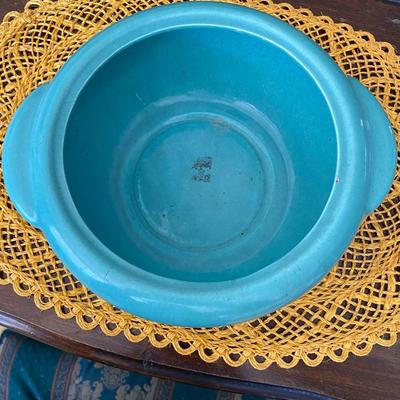 Vintage Hoenig Blue Ceramic Bowl