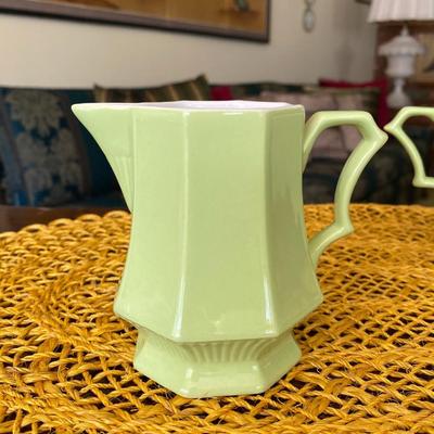 Midcentury Independece Ironstone Sugar and Creamer