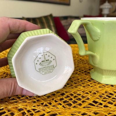 Midcentury Independece Ironstone Sugar and Creamer