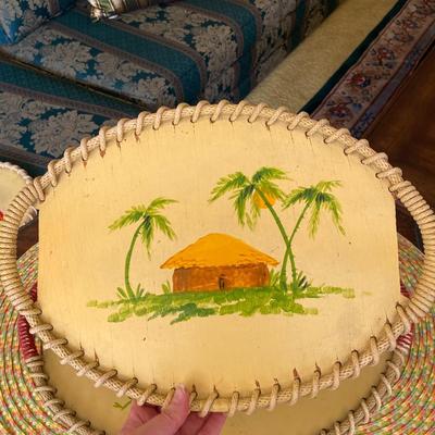 Rancho Craft Monterey Style Hand Painted Trays