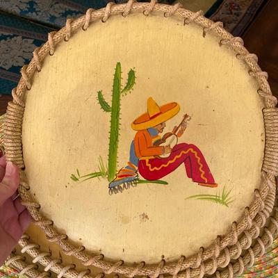 Rancho Craft Monterey Style Hand Painted Trays