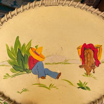 Rancho Craft Monterey Style Hand Painted Trays