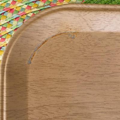 Set of 4 Metal Party/Drink Trays