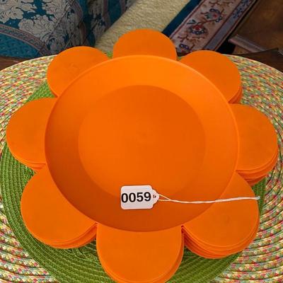 Vintage Orange Beautyflex Plate Holder