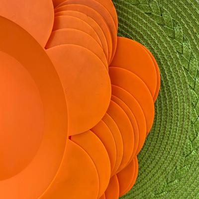 Vintage Orange Beautyflex Plate Holder