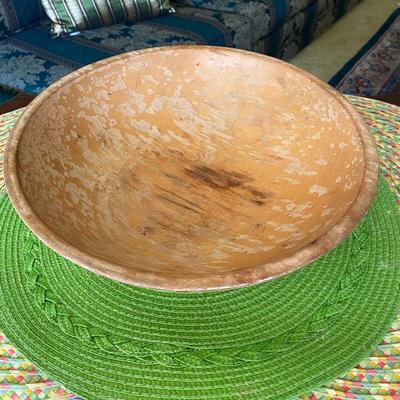 Wooden Hand Painted Bowl by Robinhood Ware