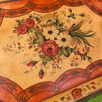 Handpainted Wooden Tray