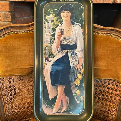 Vintage Coca Cola Metal Tray 1973