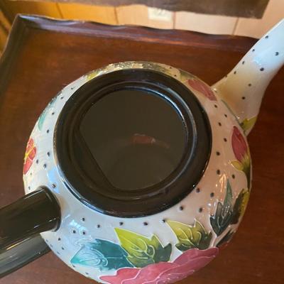 Blue Sky Ceramics Rose Teapot