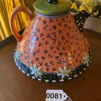 Mary Engelbreit Bell Bottom Daisy Dots Peach