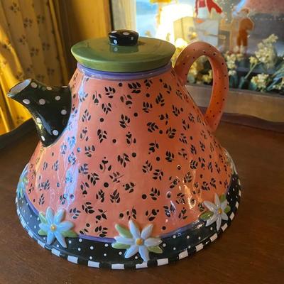 Mary Engelbreit Bell Bottom Daisy Dots Peach
