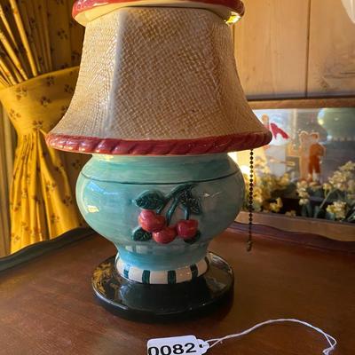Rare Vandor Pelzman  Cookie Jar "Lamp" with Chain