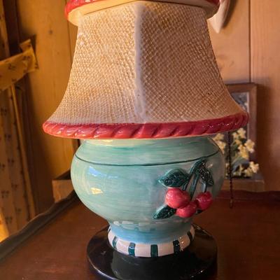 Rare Vandor Pelzman  Cookie Jar "Lamp" with Chain