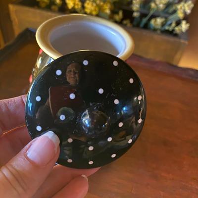 Mary Engelbreit Cherrie Cookie Jar Black
