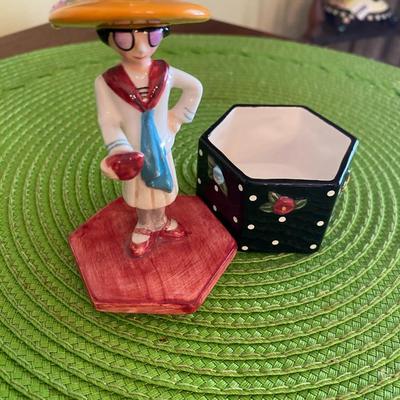Mary Engelbreit Ceramic Trinket Box Charpente