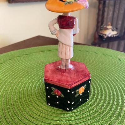 Mary Engelbreit Ceramic Trinket Box Charpente