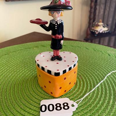 Mary Engelbreit Ceramic Trinket Box Charpente