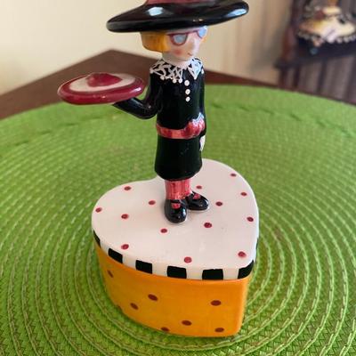 Mary Engelbreit Ceramic Trinket Box Charpente