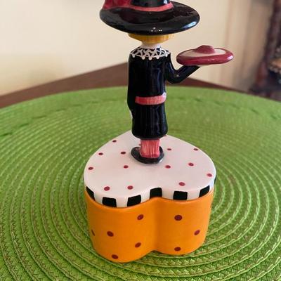 Mary Engelbreit Ceramic Trinket Box Charpente