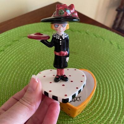 Mary Engelbreit Ceramic Trinket Box Charpente