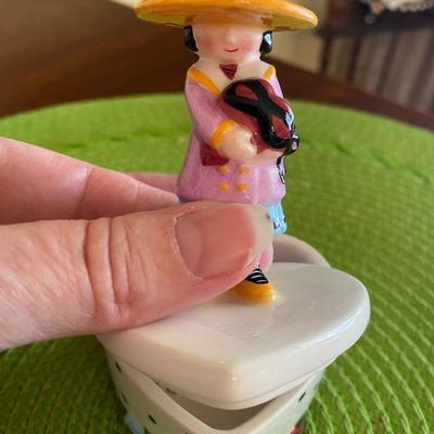 Mary Engelbreit Ceramic Trinket Box Charpente