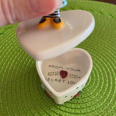 Mary Engelbreit Ceramic Trinket Box Charpente