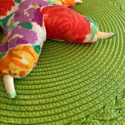 Cerri Art Doll Pouppe Millet on Baby Blue Sofa Chair