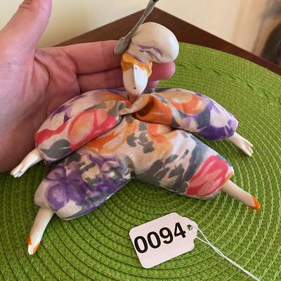 Cerri Art Doll Pouppe Millet with Chefs Hat and Spoon