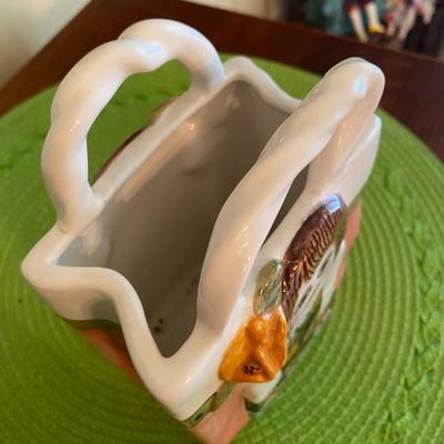 Bella Casa Susan Paley by Ganz ANNIE Bag Lady Flower Vase