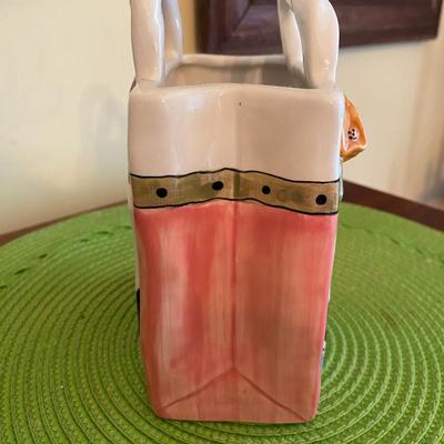 Bella Casa Susan Paley by Ganz ANNIE Bag Lady Flower Vase