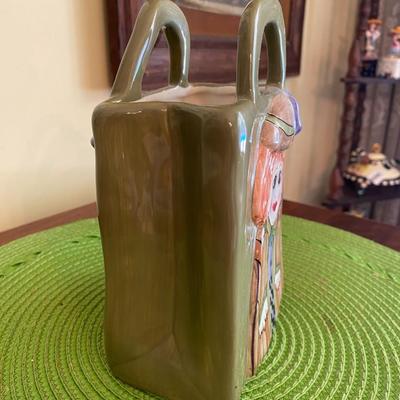 Bella Casa Susan Paley by Ganz CLAUDIA Bag Lady Flower Vase