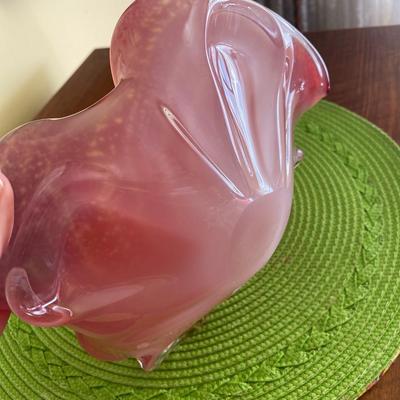 Vintage Two Toned Bright Red Murano Glass Dish